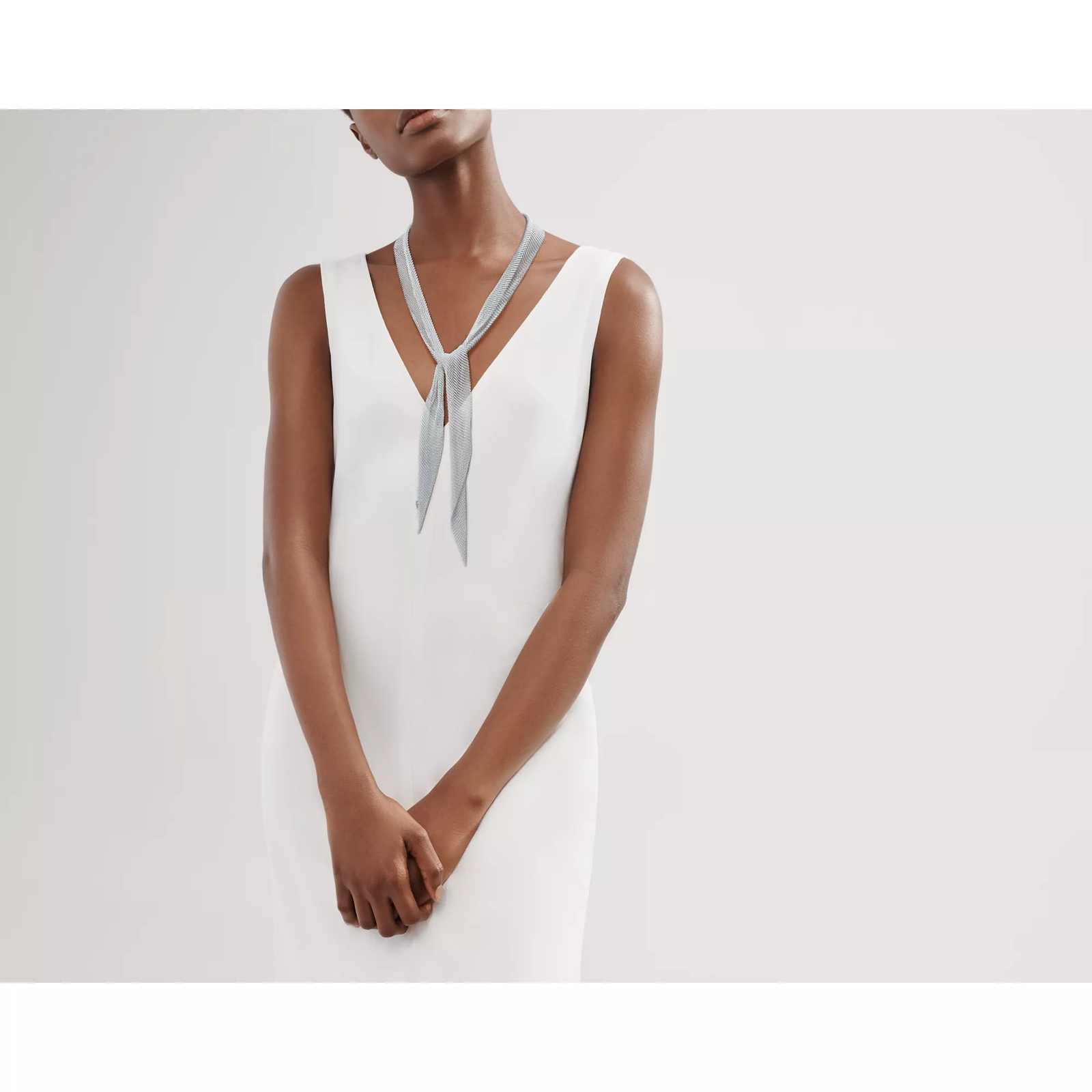 Mesh Scarf Necklace