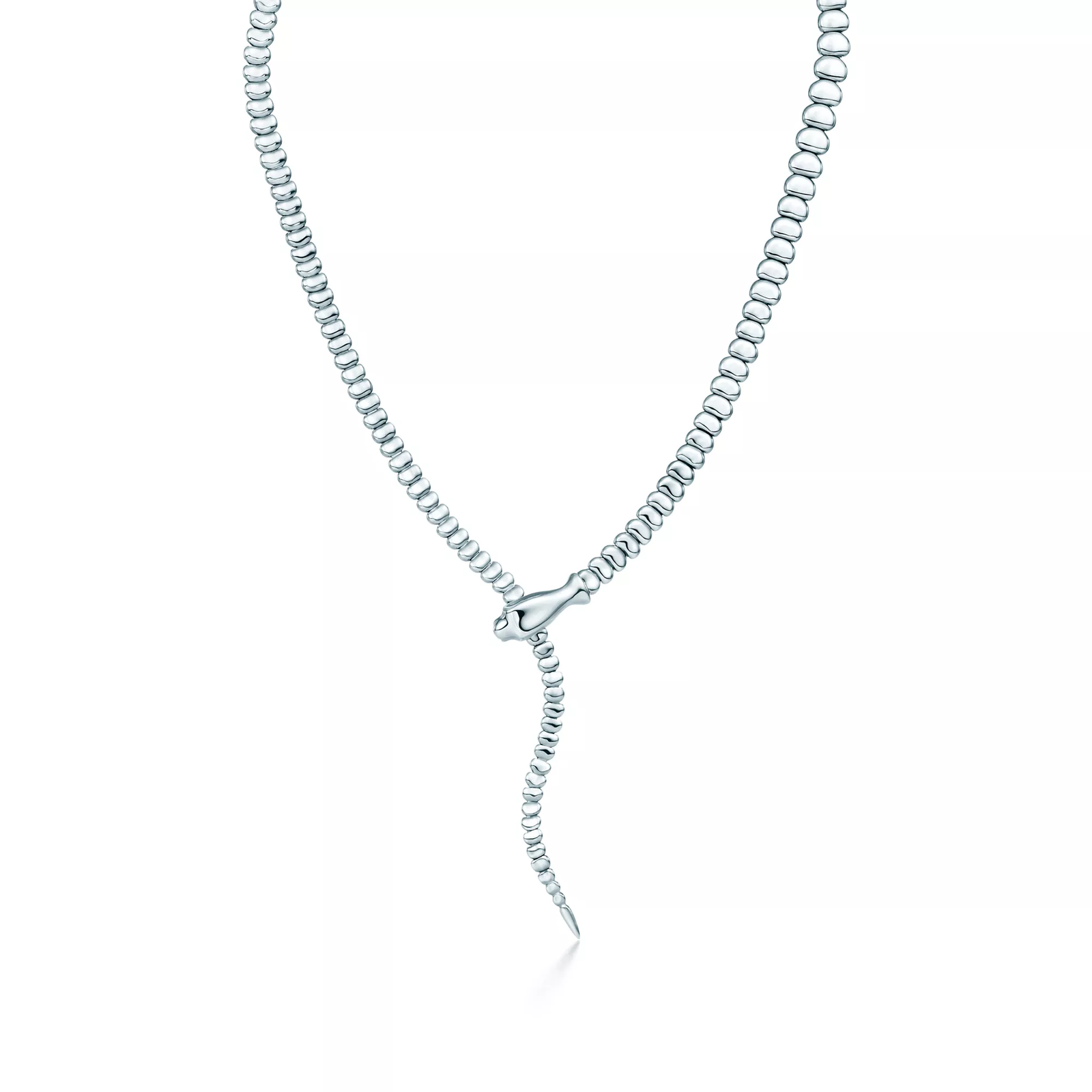 Snake Necklace in Sterling Silver