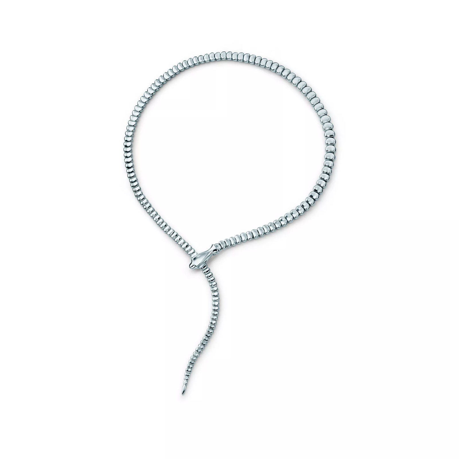 Snake Necklace in Sterling Silver