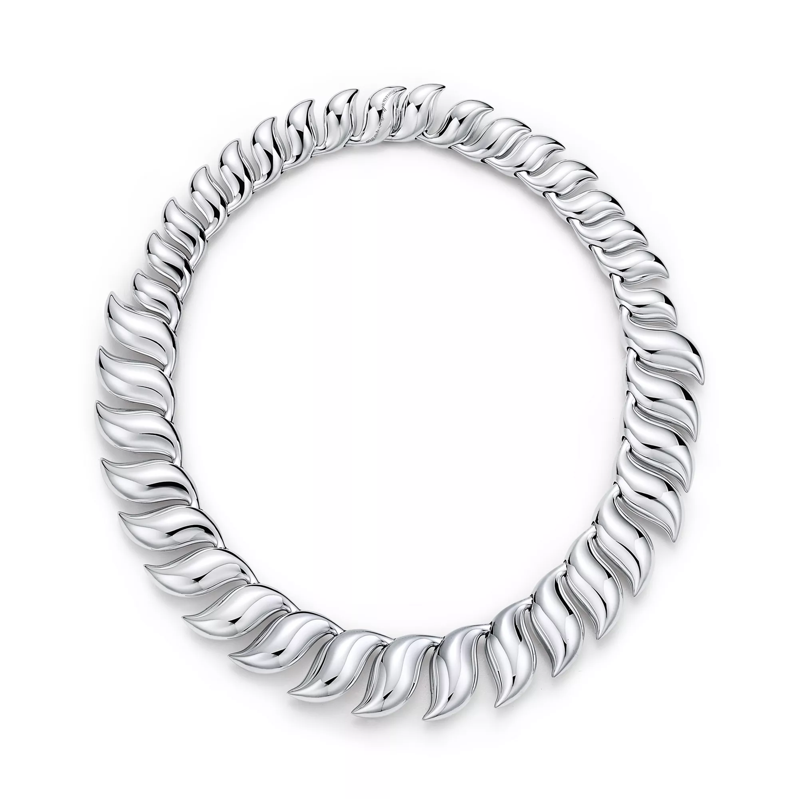 Feather Necklace in Sterling Silver