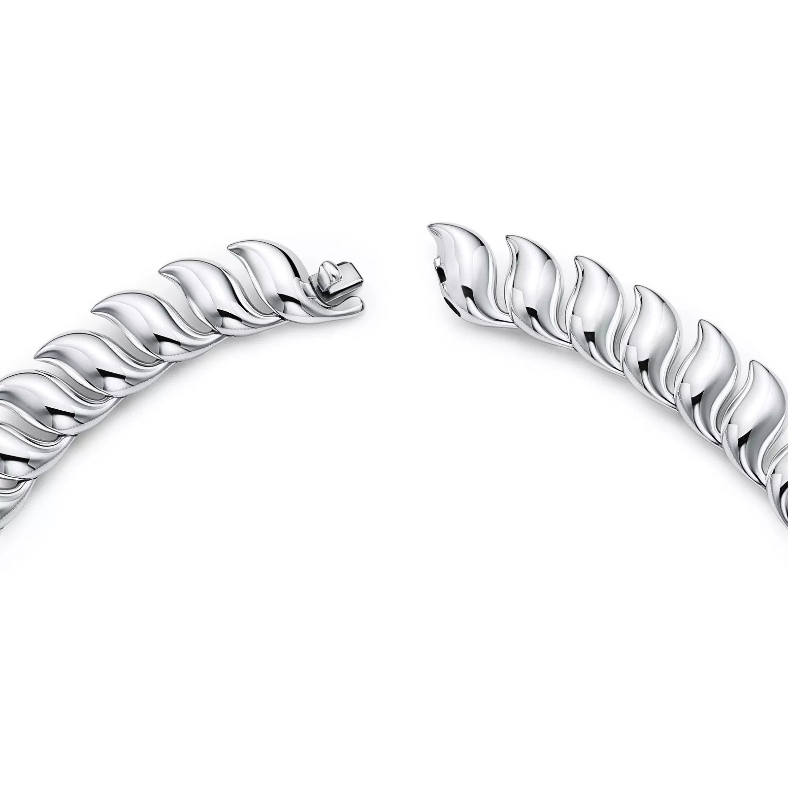 Feather Necklace in Sterling Silver