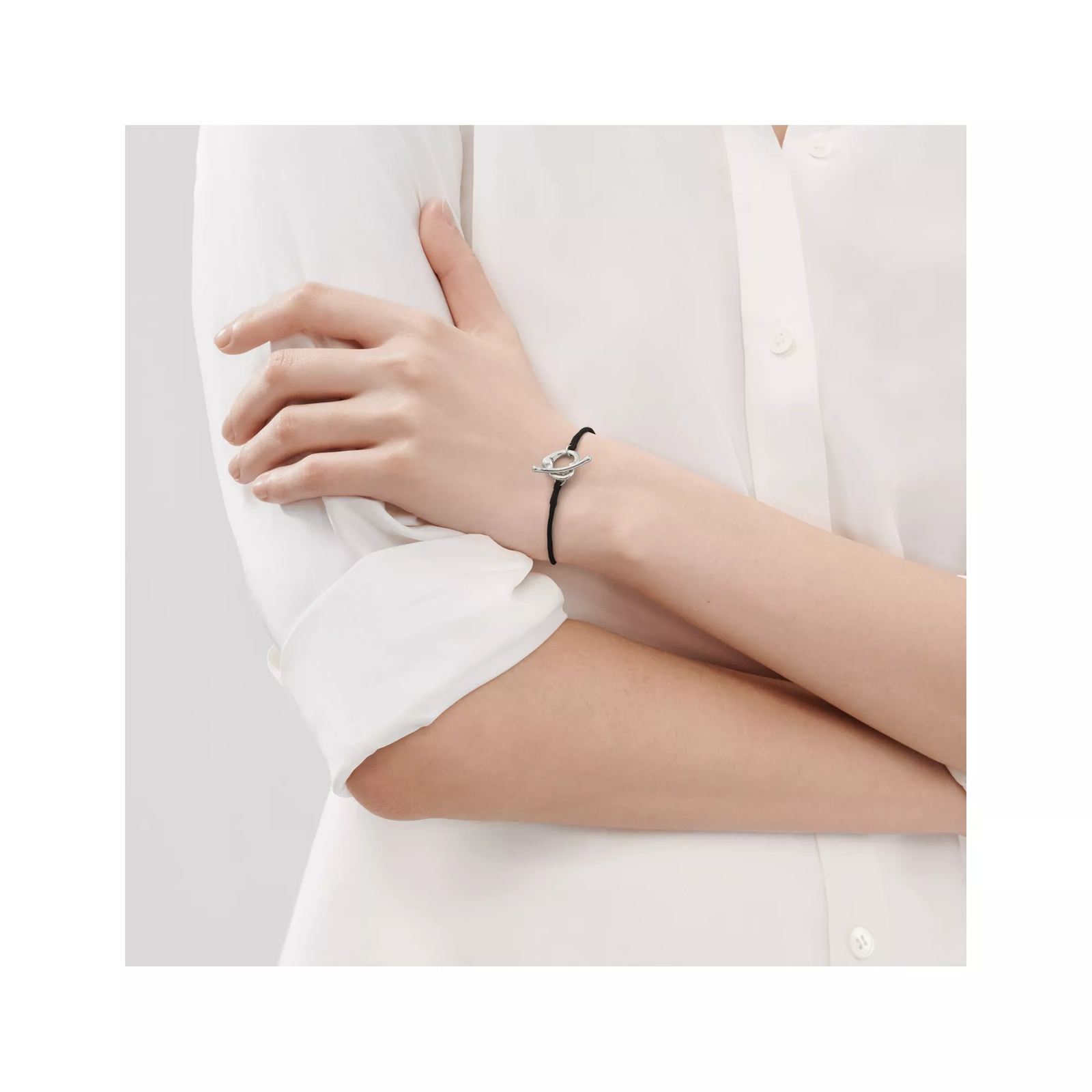 Open Heart Silk Bracelet