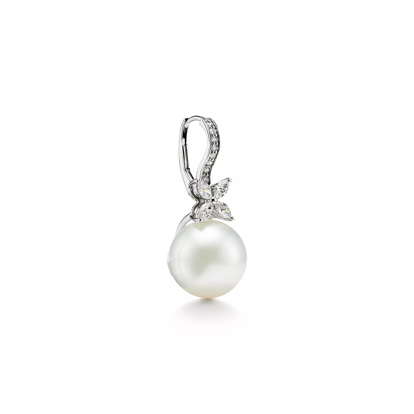 Pearl and Diamond Earrings