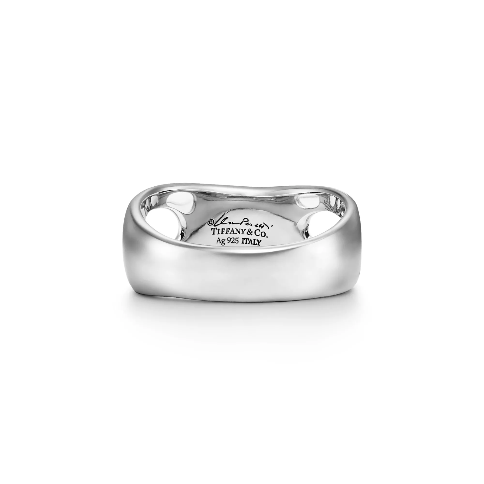 Open Side Ring in Sterling Silver
