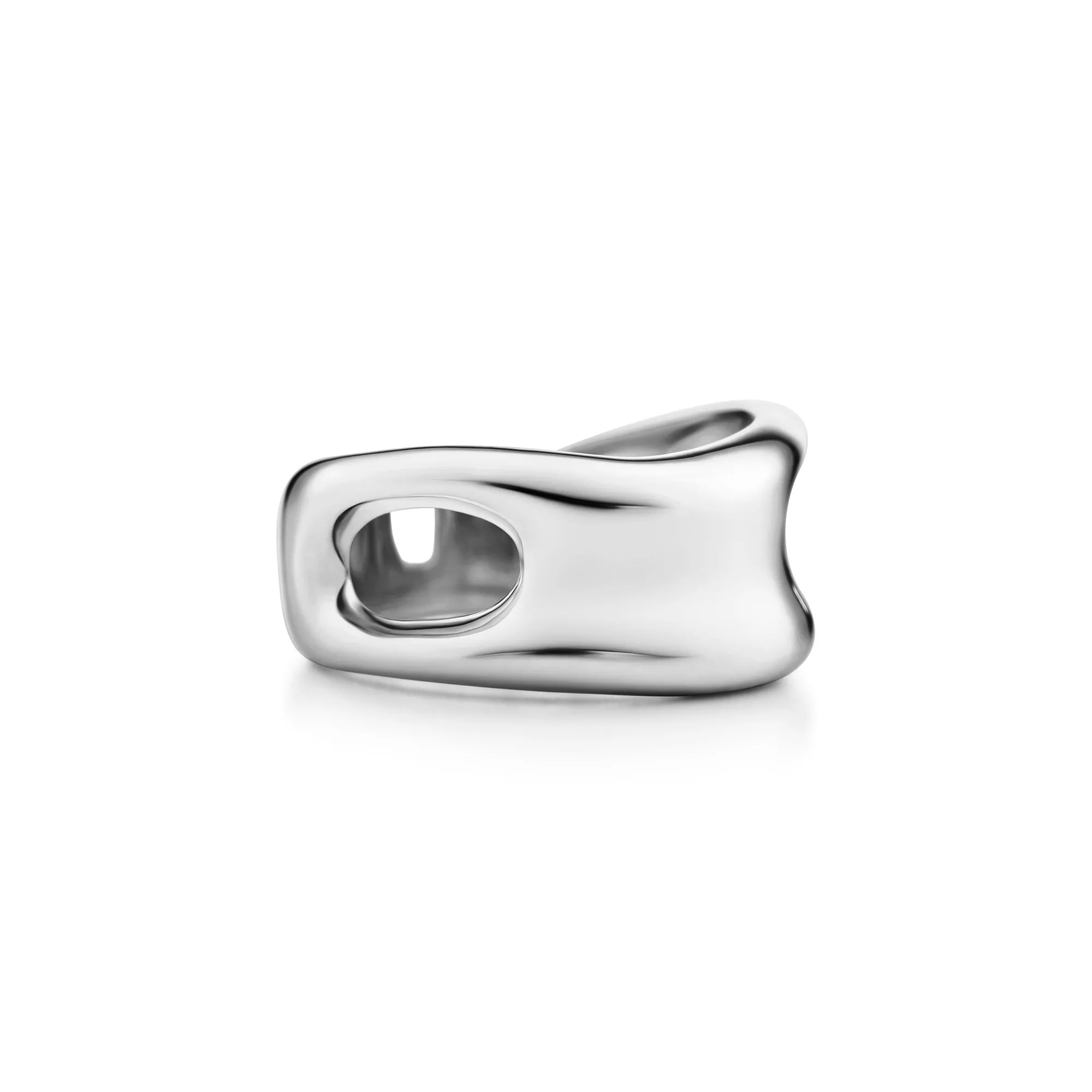 Open Side Ring in Sterling Silver