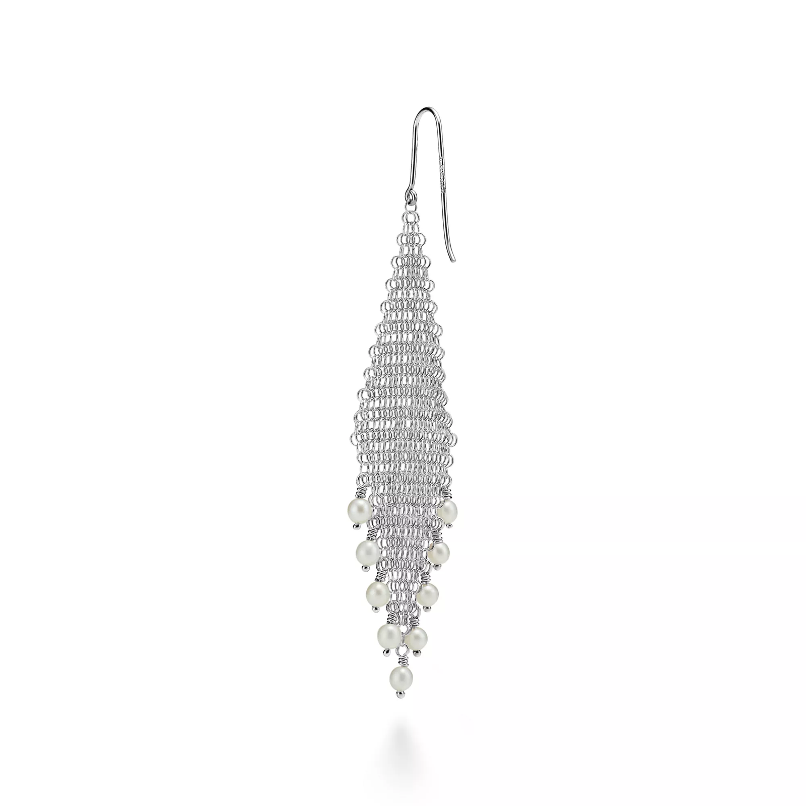 Mesh Fringe Earrings