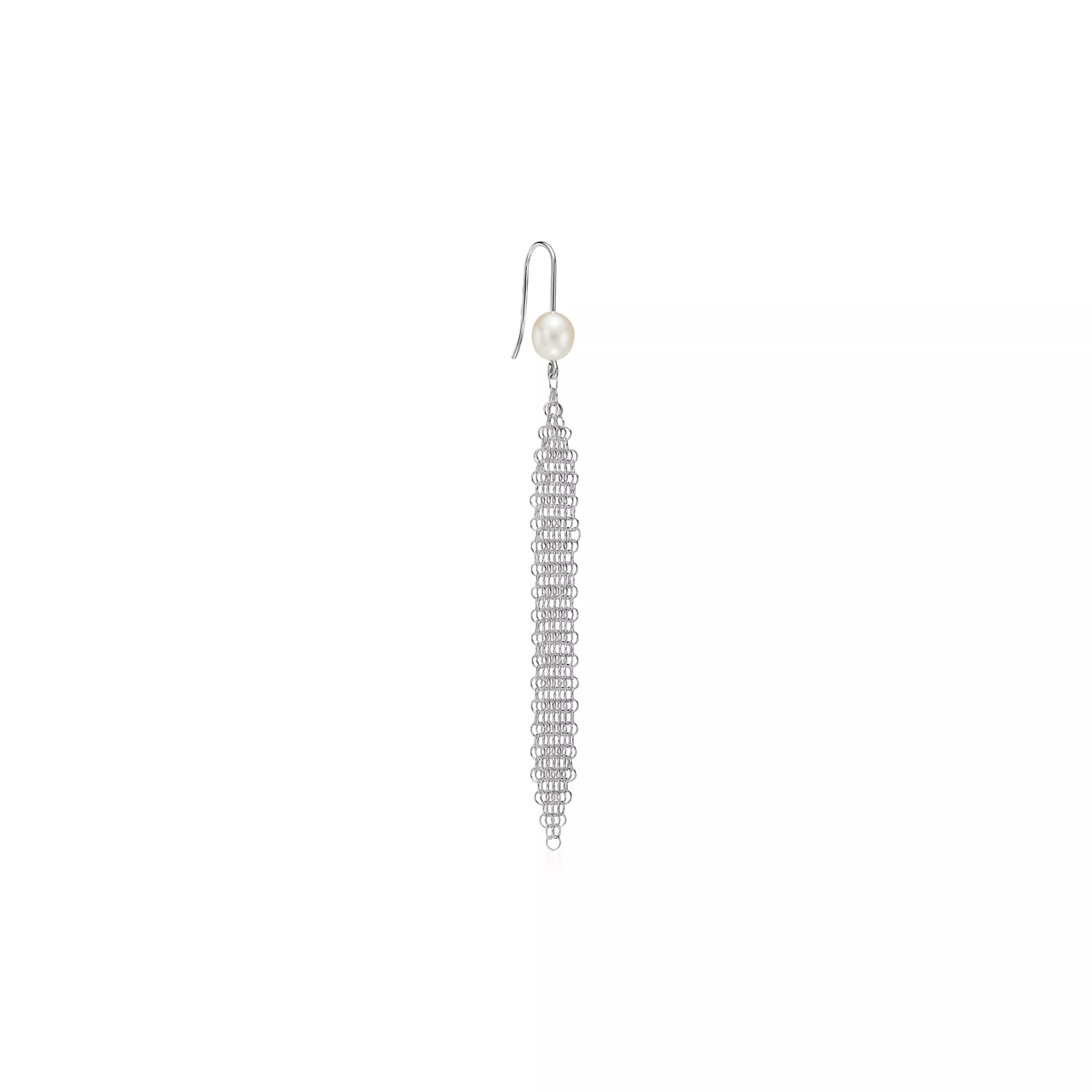 Mesh Tassel Earrings