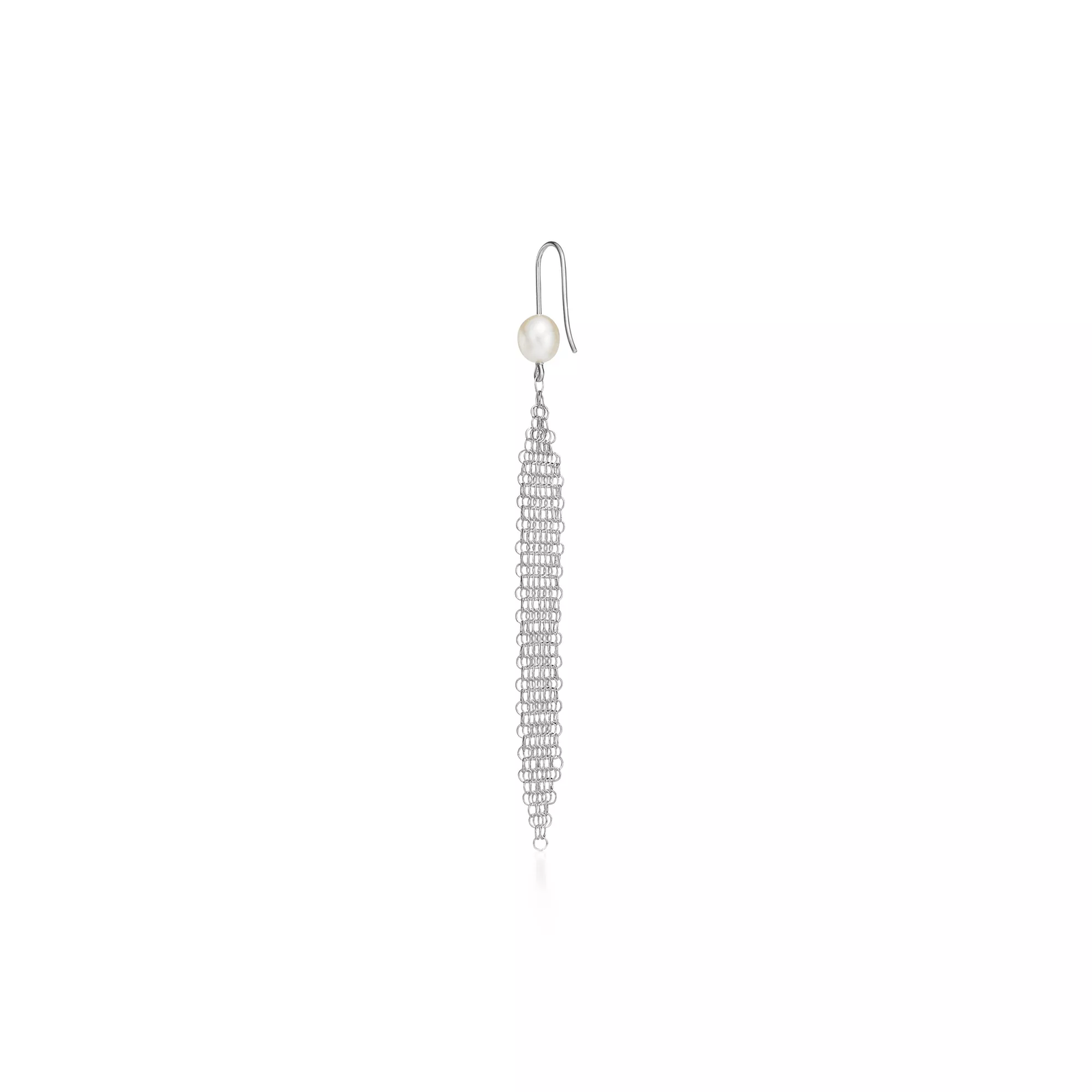 Mesh Tassel Earrings