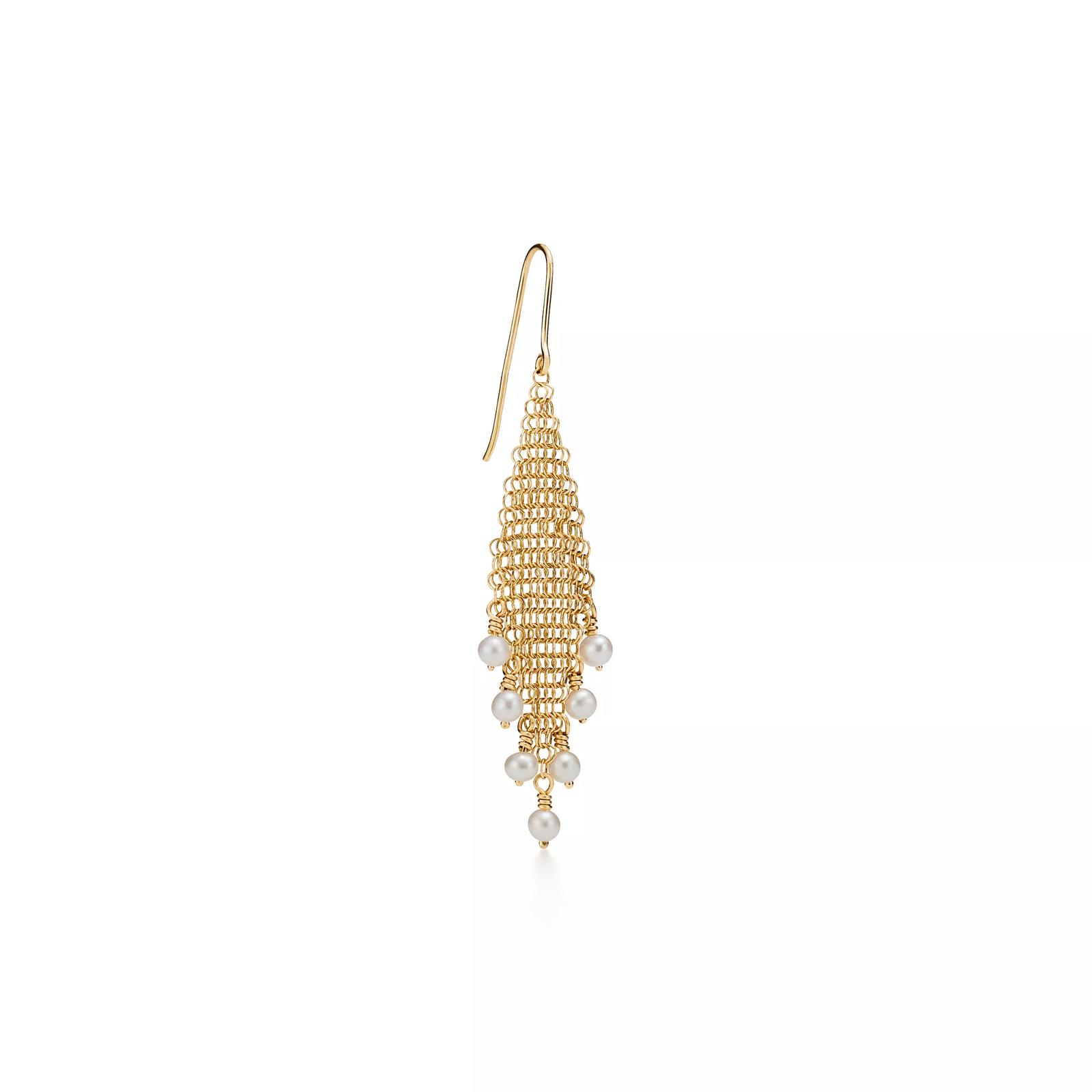 Mesh Fringe Earrings