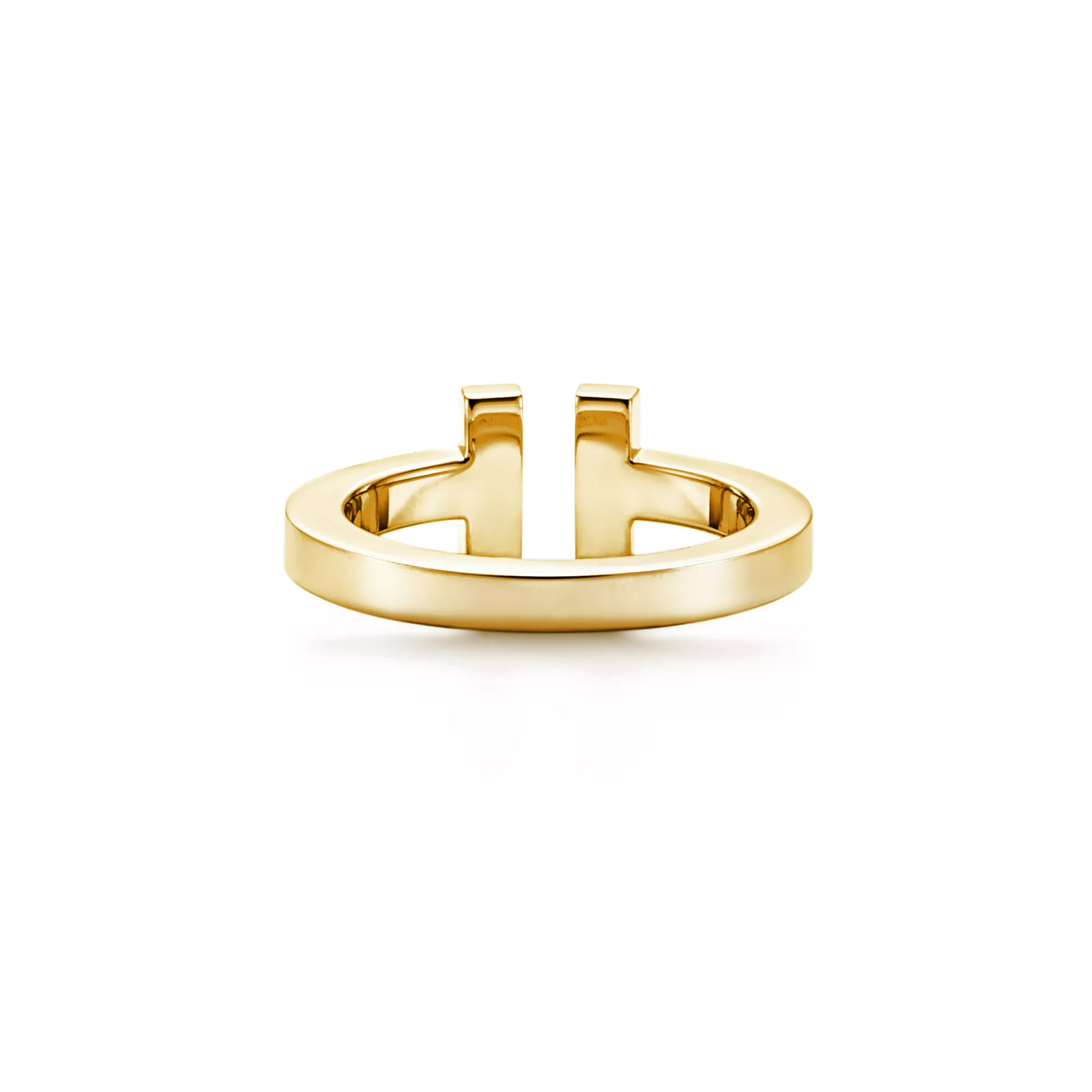 Square Ring in Yellow Gold