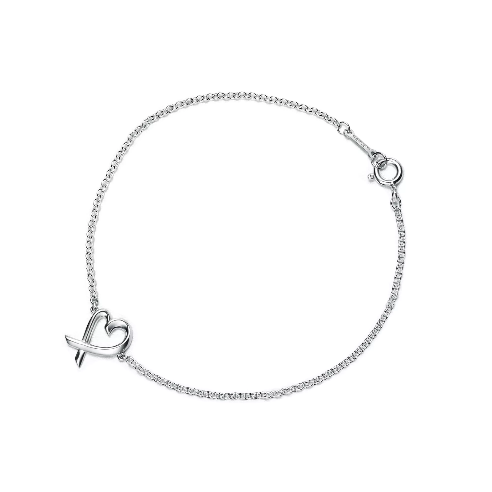 Loving Heart Mini Bracelet  in Sterling Silver