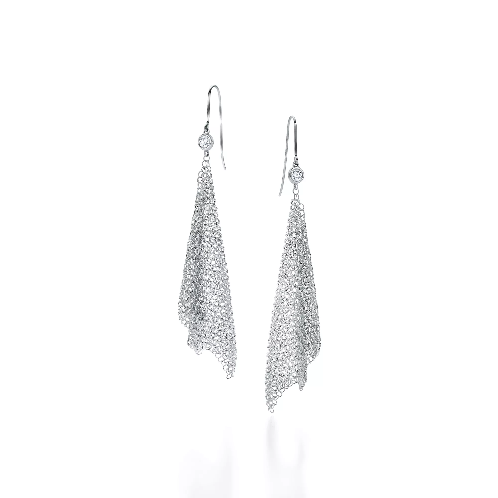 Mesh Scarf Earrings