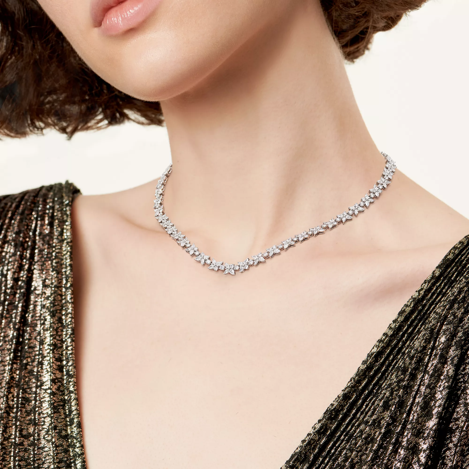 Mixed Cluster Necklace