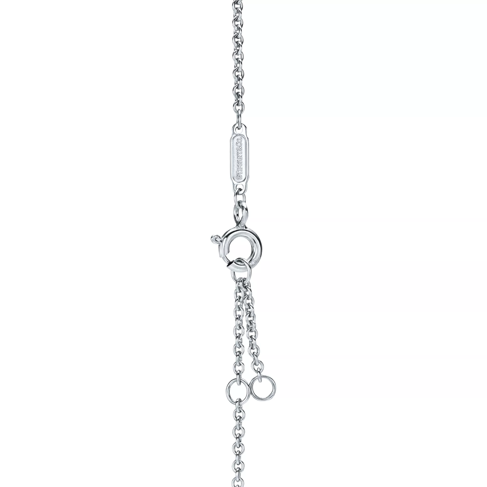 Interlocking Circles Chain Bracelet in Silver