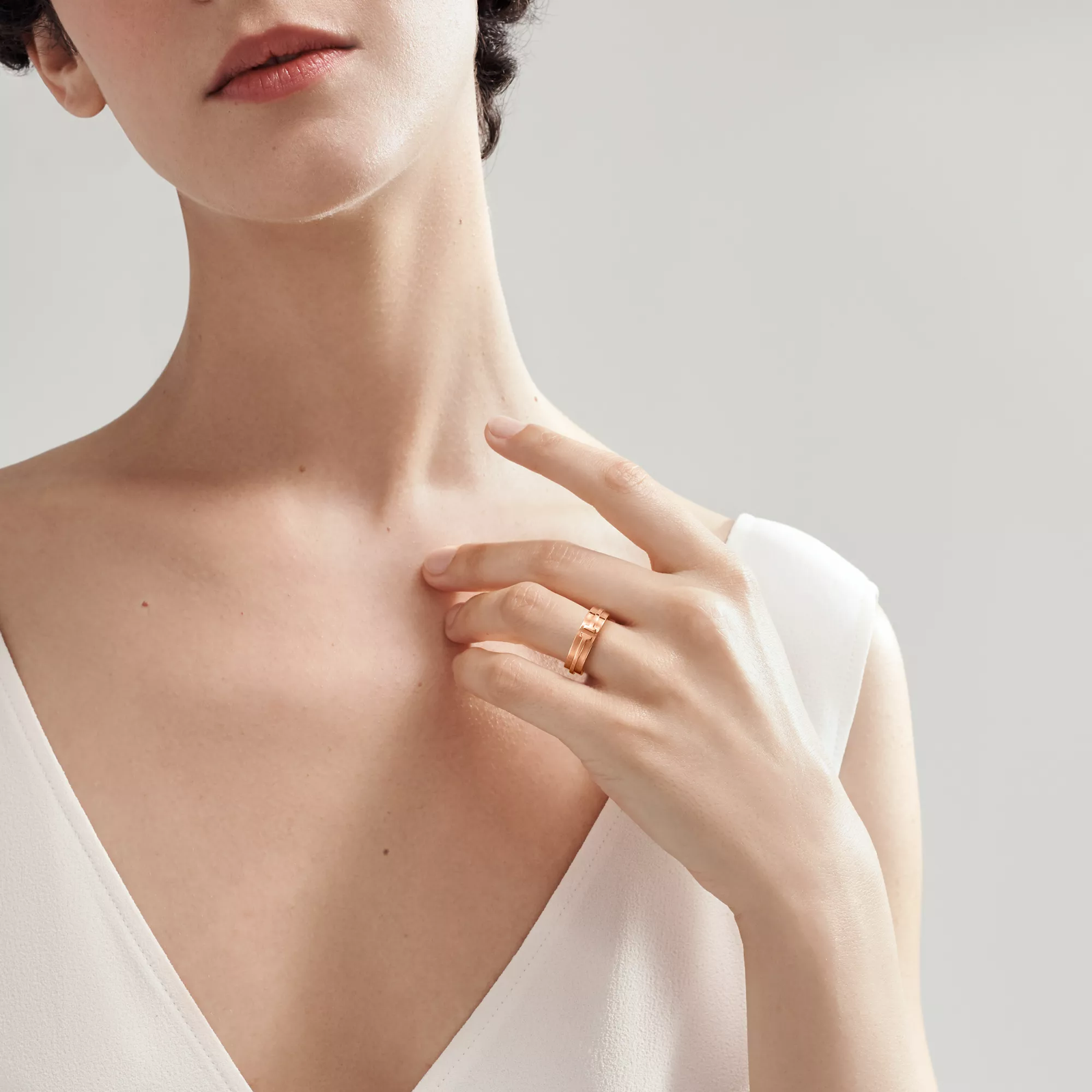 Wide Ring in Rose Gold