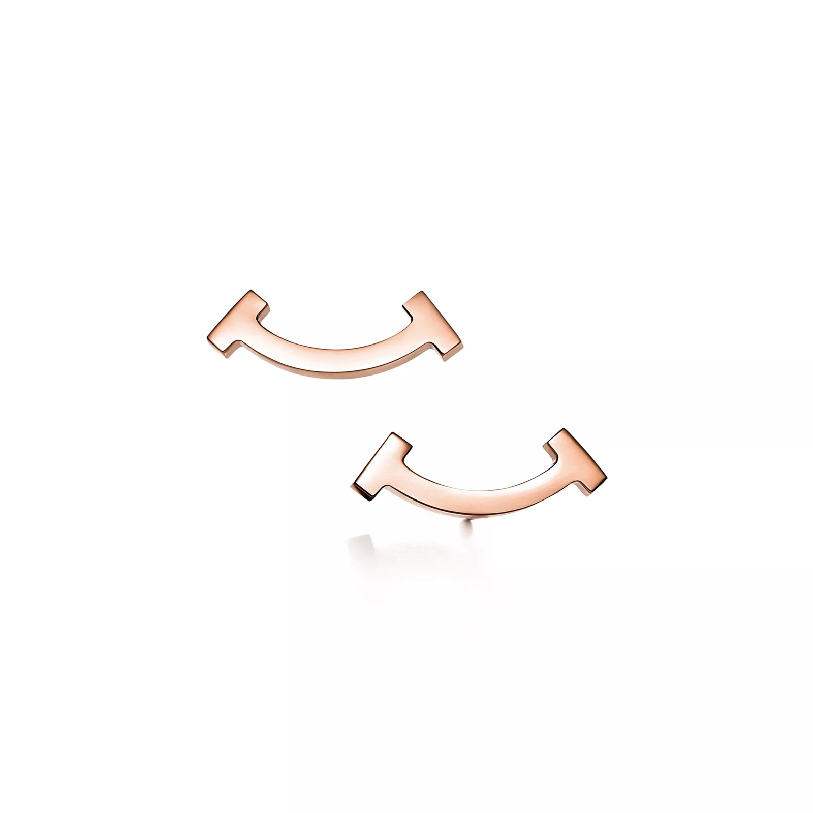 Smile Mini Earrings in Rose Gold