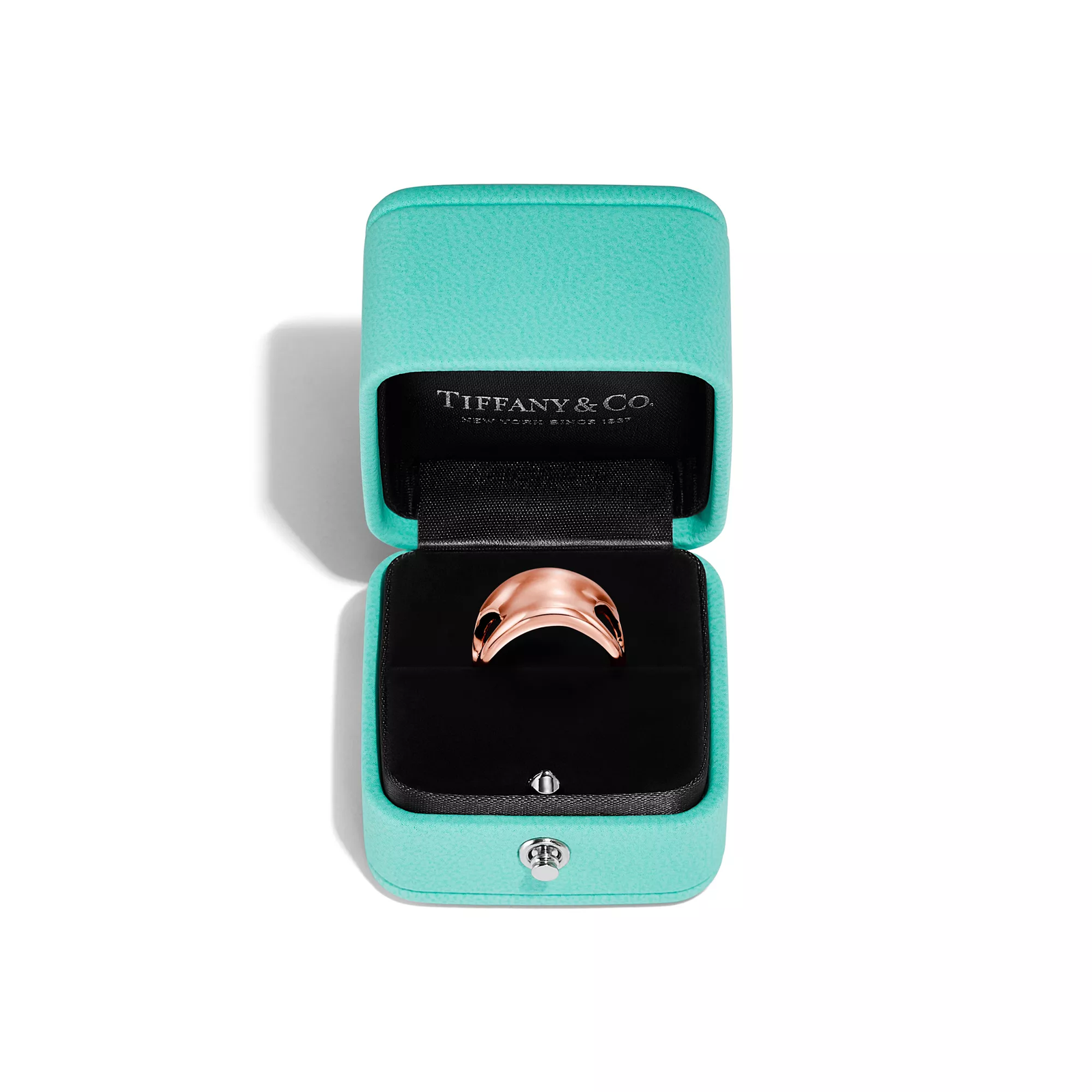Open Side Ring in Rose Gold