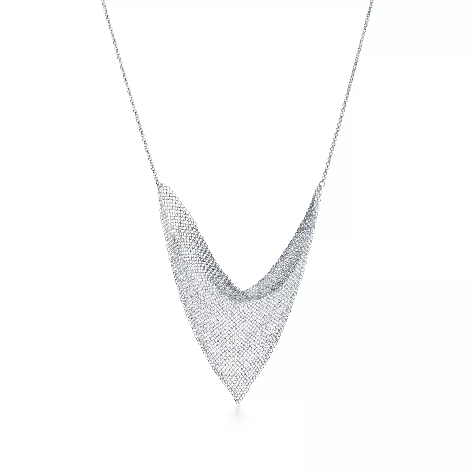 Mesh Triangle Necklace