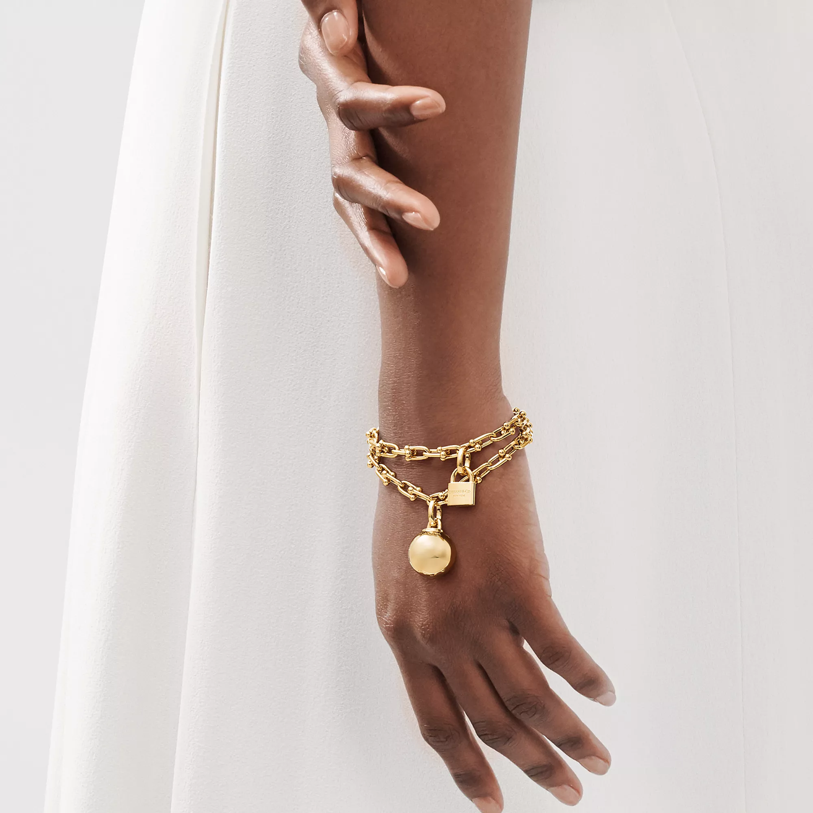 Small Wrap Bracelet in Yellow Gold