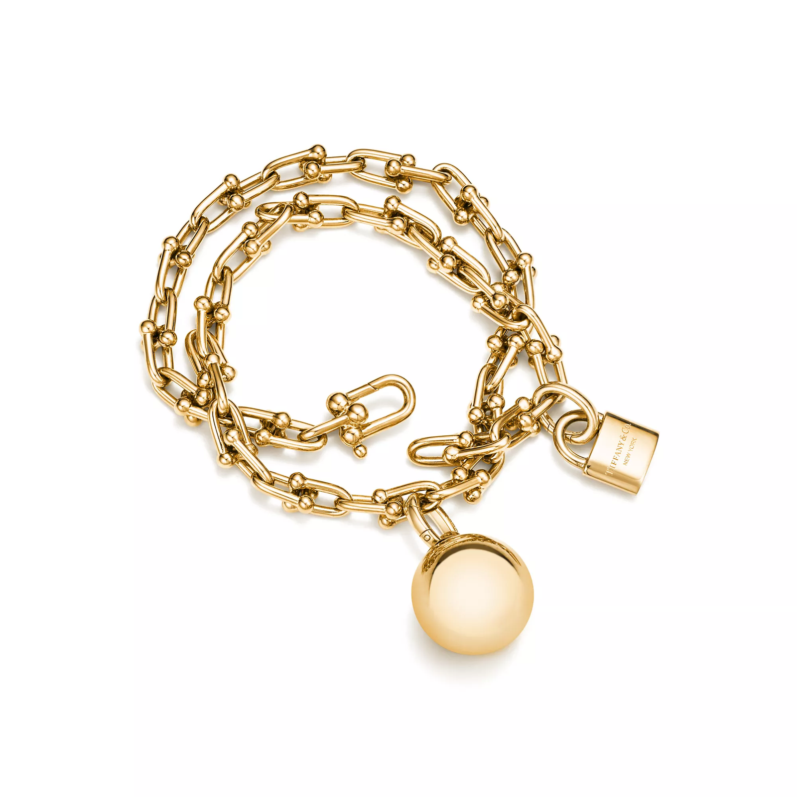 Small Wrap Bracelet in Yellow Gold
