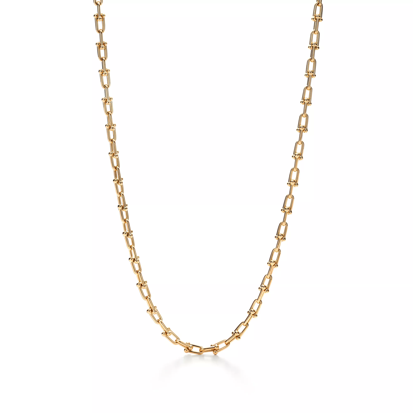Small Link Necklace in Yellow Gold