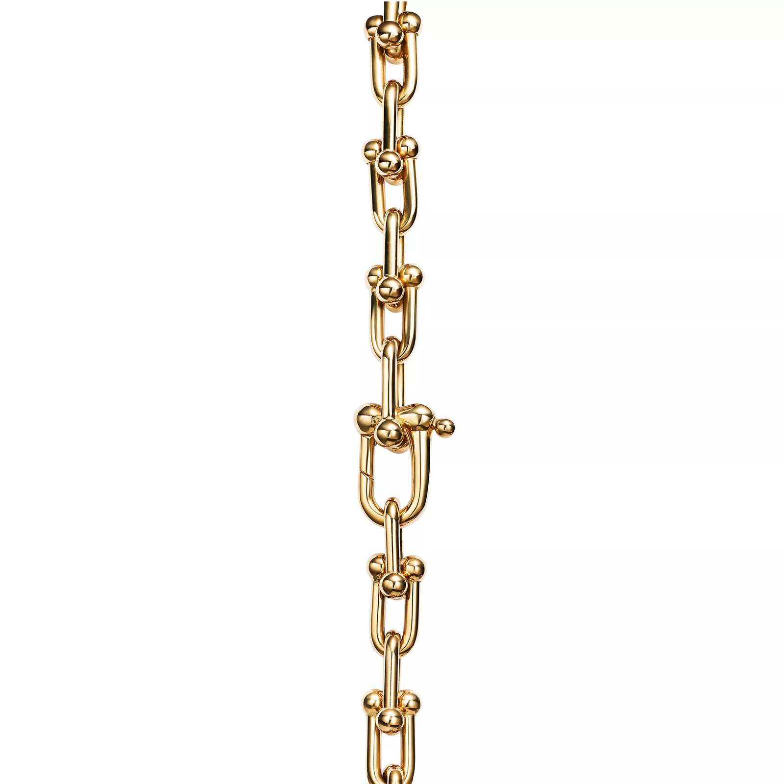 Small Link Bracelet in Yellow Gold