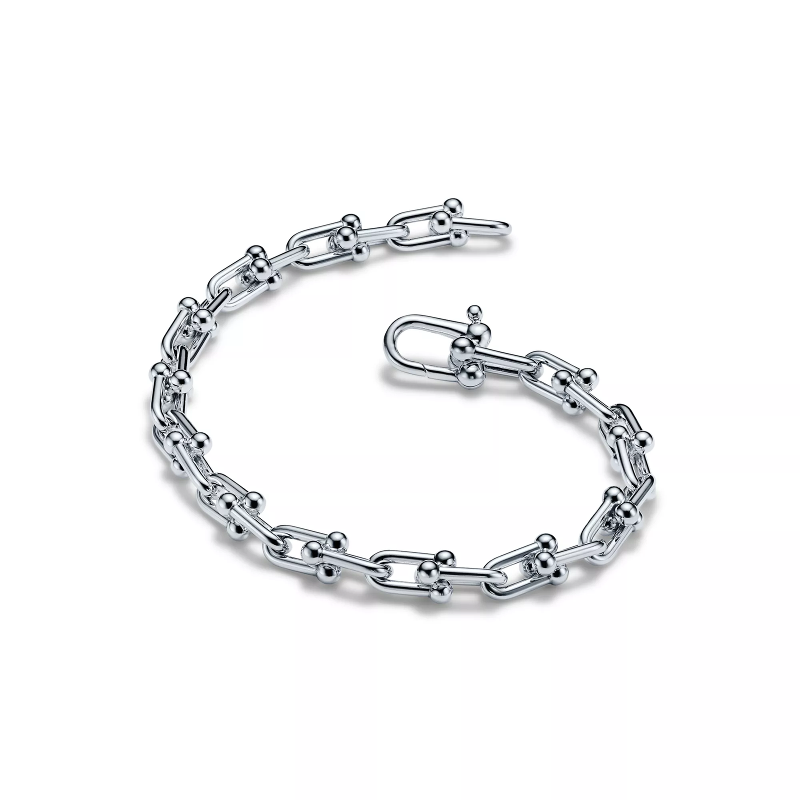 Small Link Bracelet in Sterling Silver
