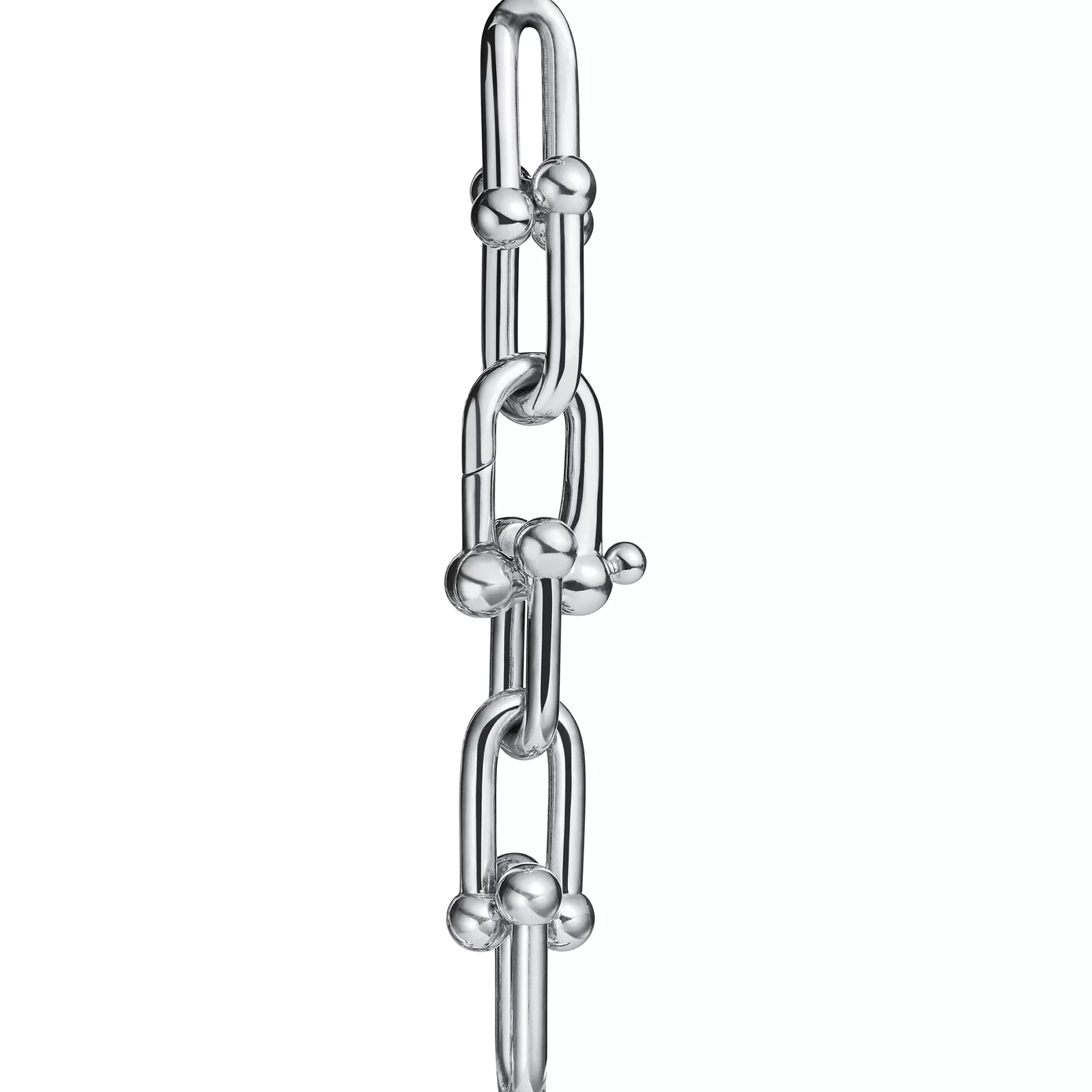 Large Link Bracelet in Sterling Silver