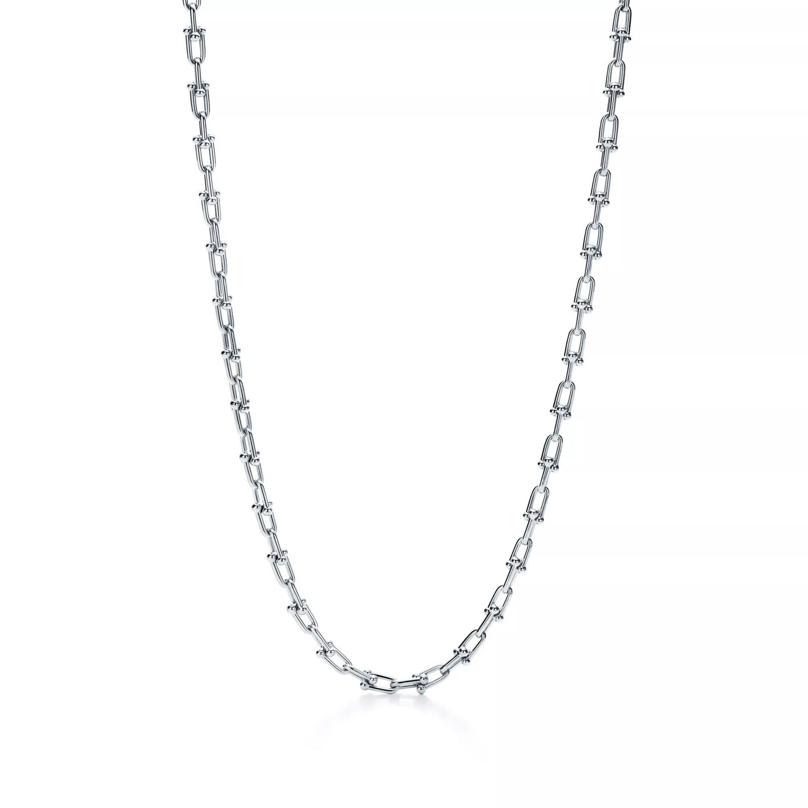 Small Link Necklace in Sterling Silver