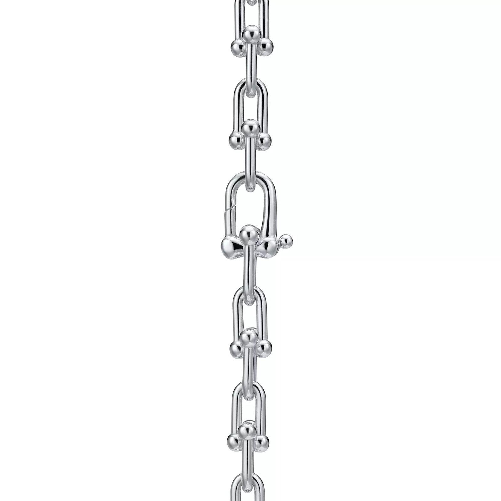 Small Link Necklace in Sterling Silver