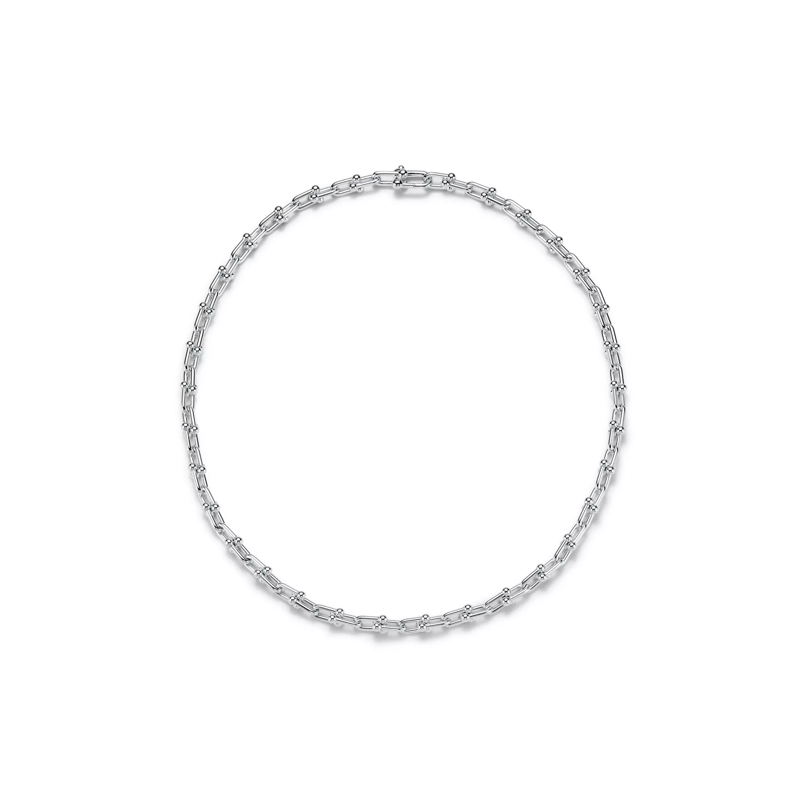 Small Link Necklace in Sterling Silver
