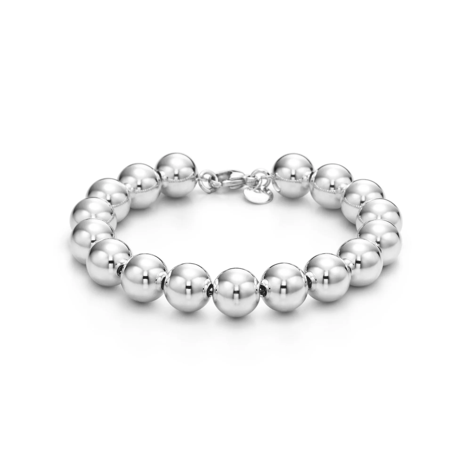 Ball Bracelet in Silver, 10 mm