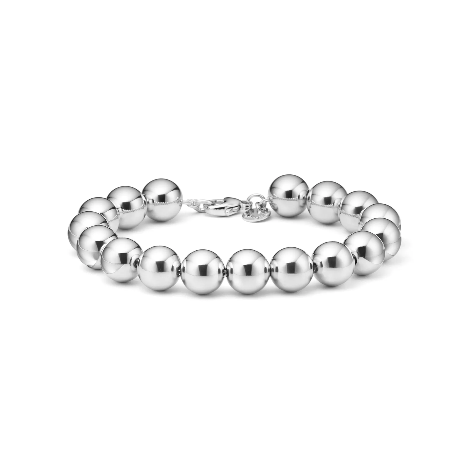 Ball Bracelet in Silver, 10 mm