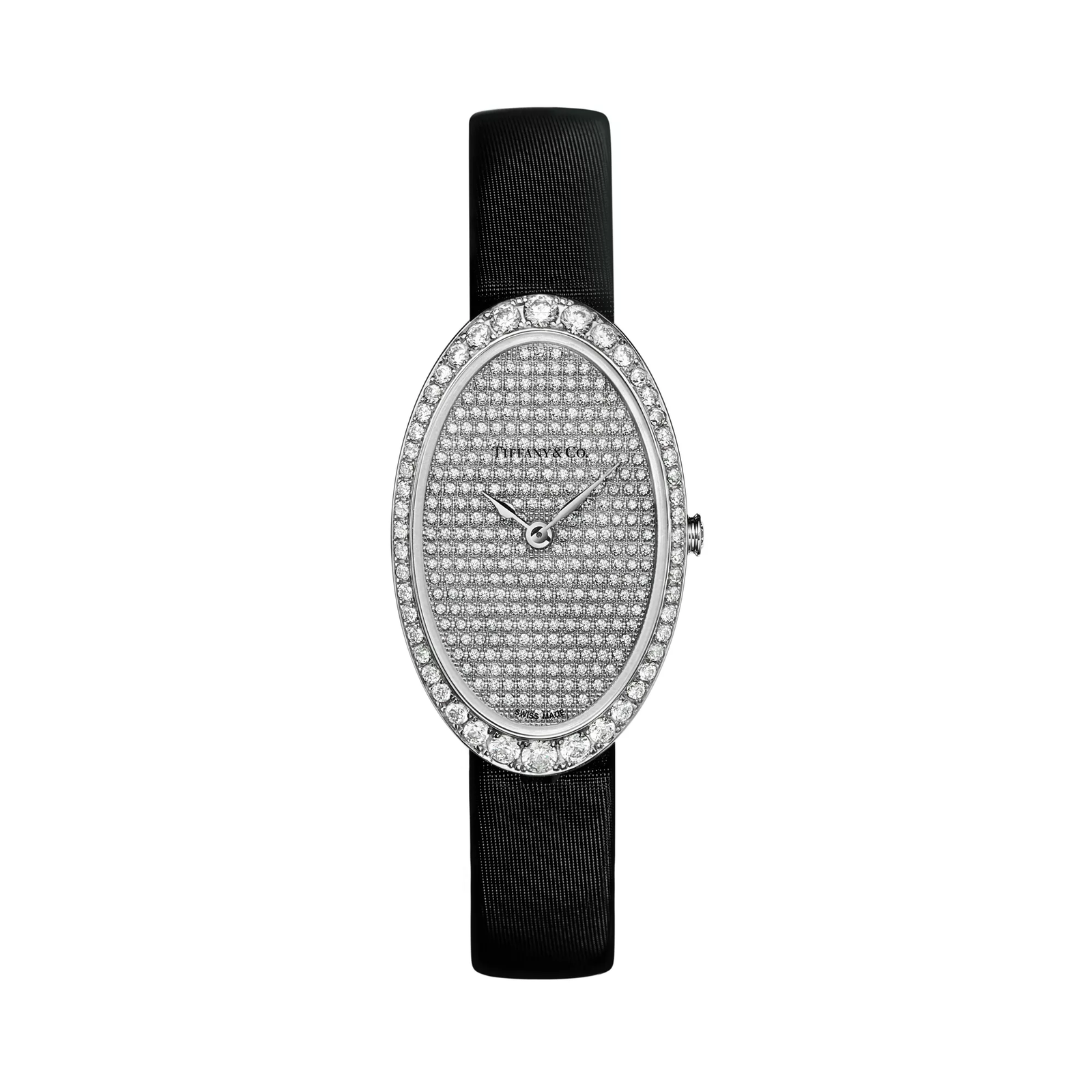 2-Hand Pave 21 x 34 mm Watch