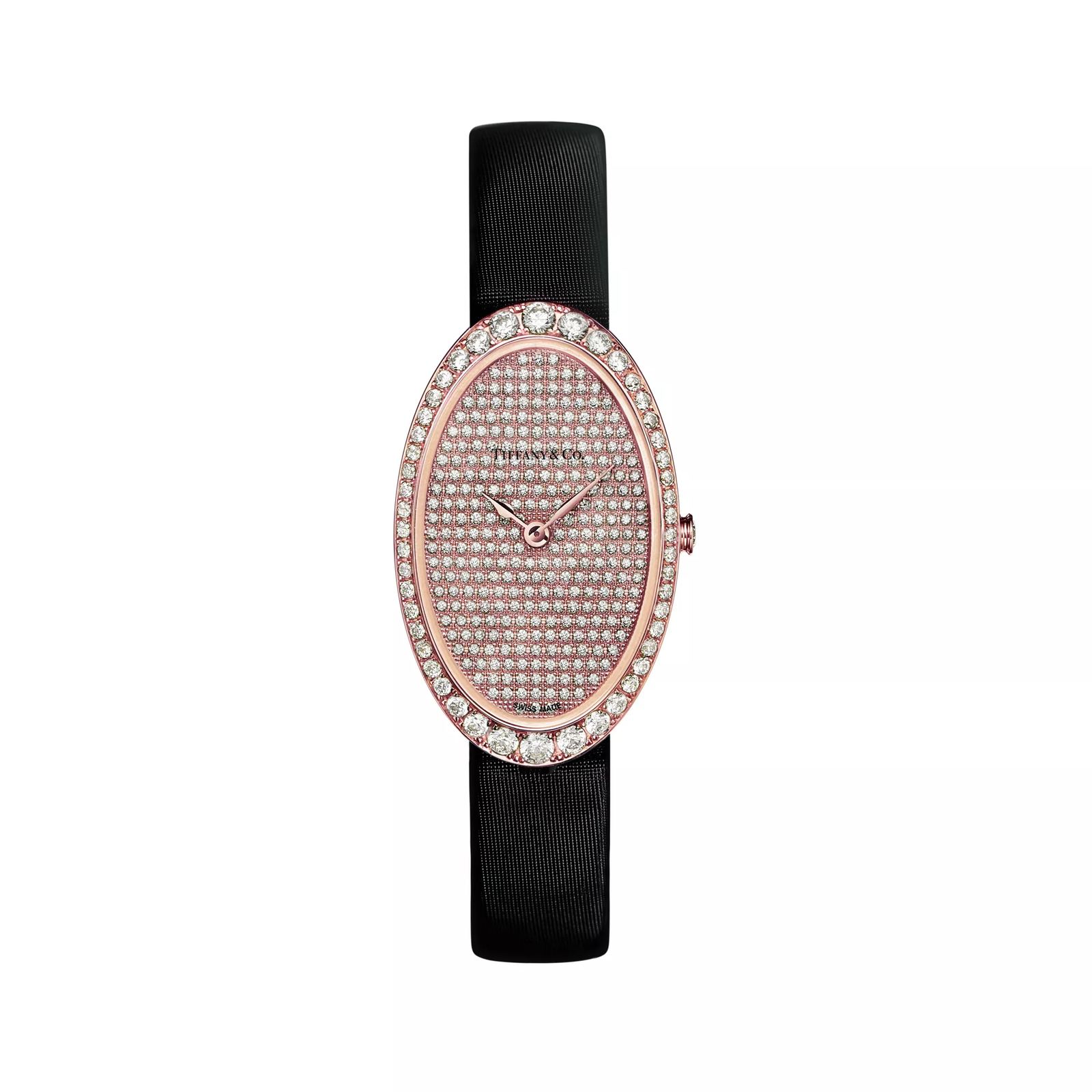 2-Hand Pave 21 x 34 mm Watch