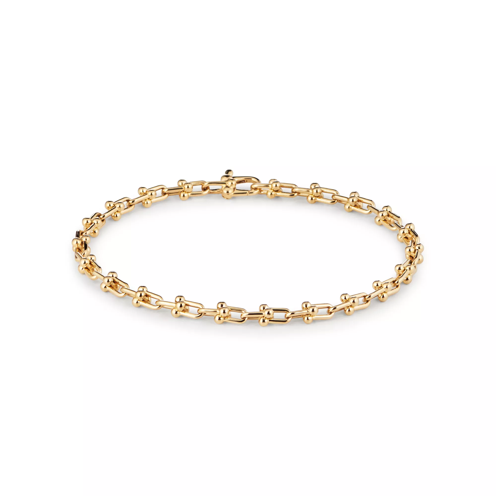 Micro Link Bracelet in Yellow Gold