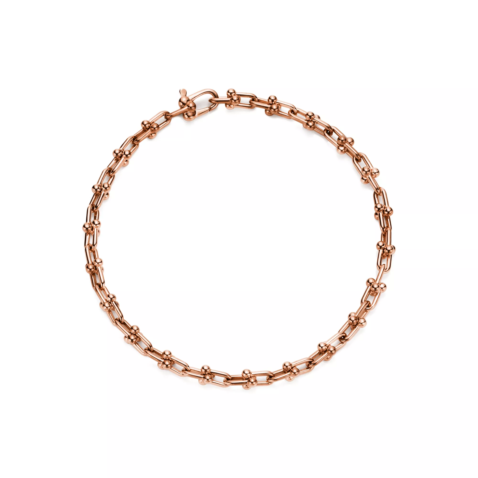 Micro Link Bracelet in Rose Gold