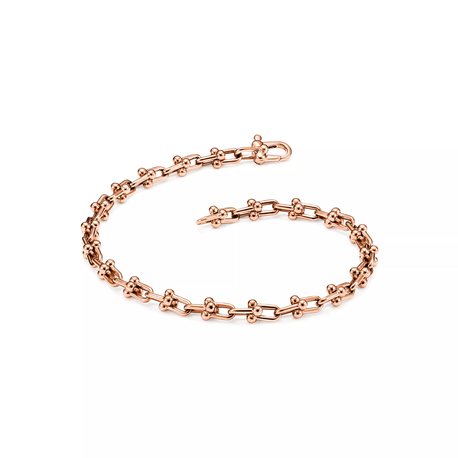Micro Link Bracelet in Rose Gold