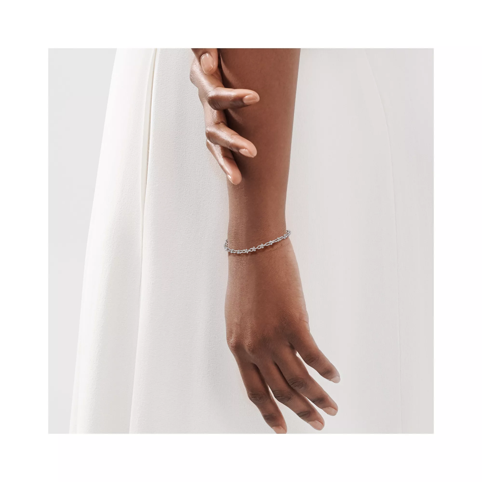 Micro Link Bracelet in Sterling Silver