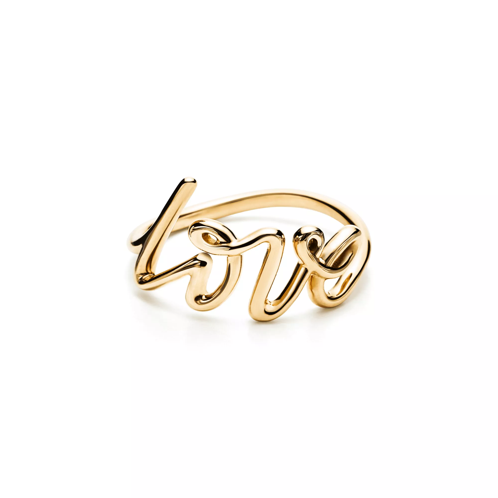 Love Ring in Yellow Gold, Small