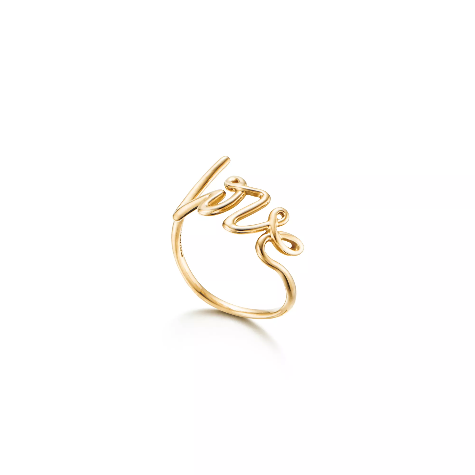 Love Ring in Yellow Gold, Small