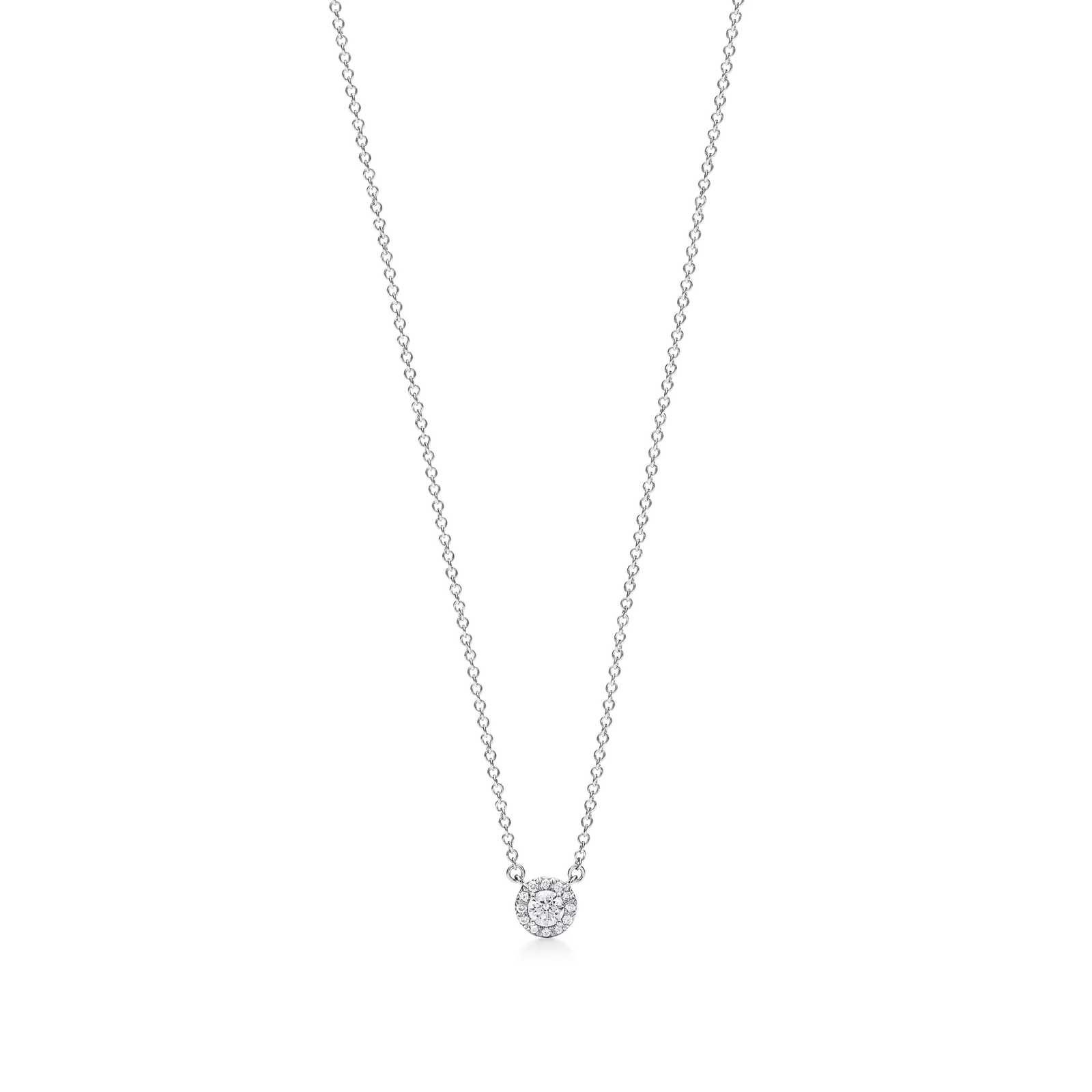 Pendant in Platinum with Diamonds