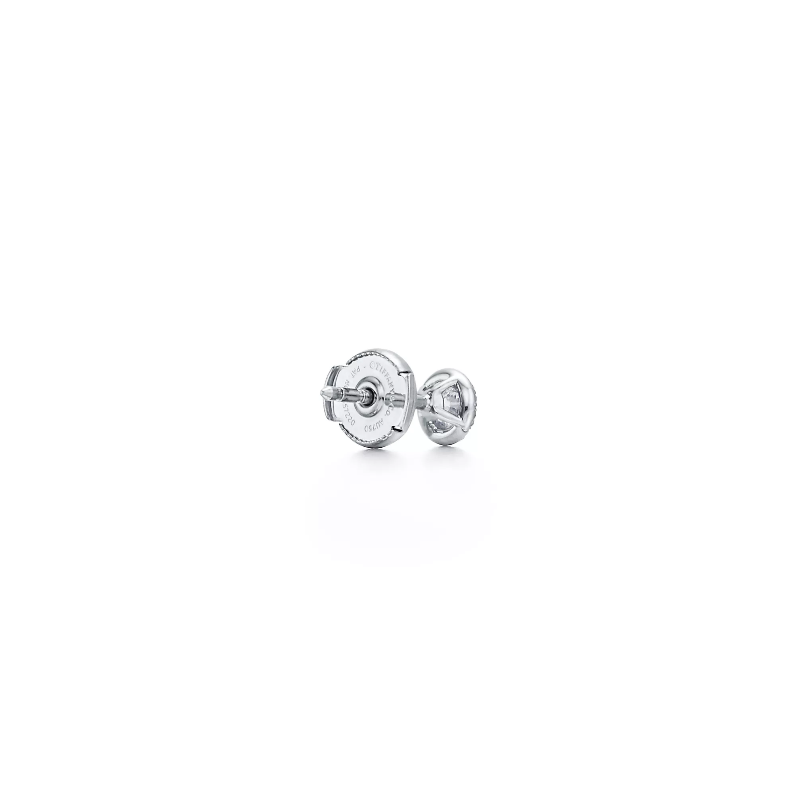 Earrings in Platinum with Diamonds