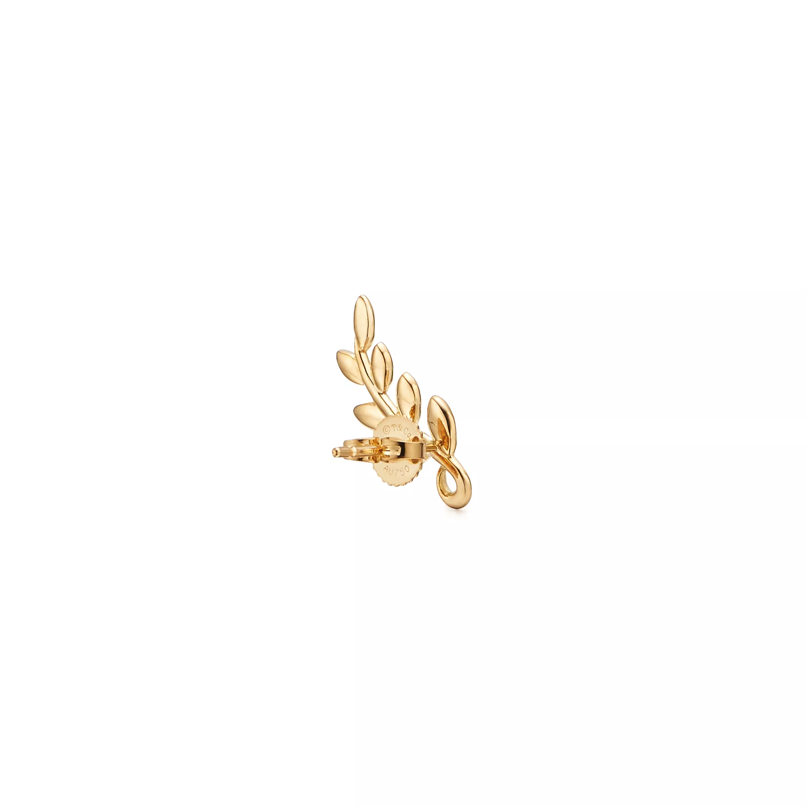 Olive Leaf Climber Earrings