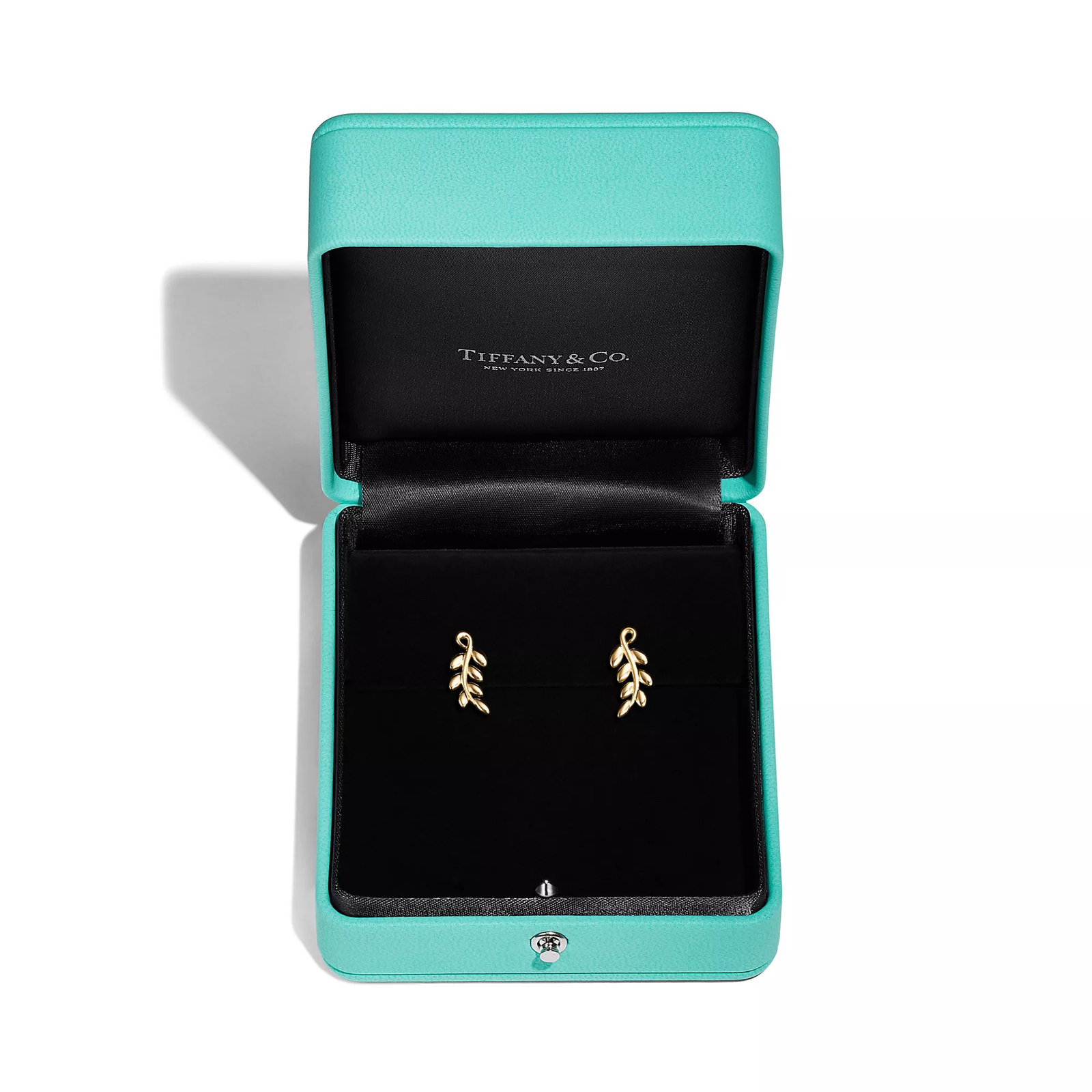 Olive Leaf Climber Earrings