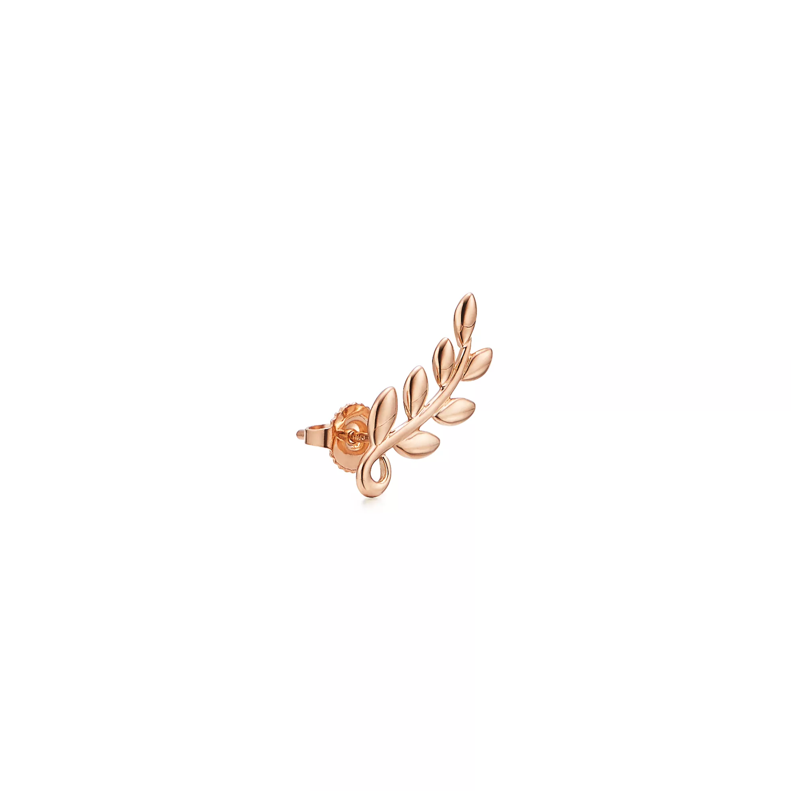 Olive Leaf Climber Earrings