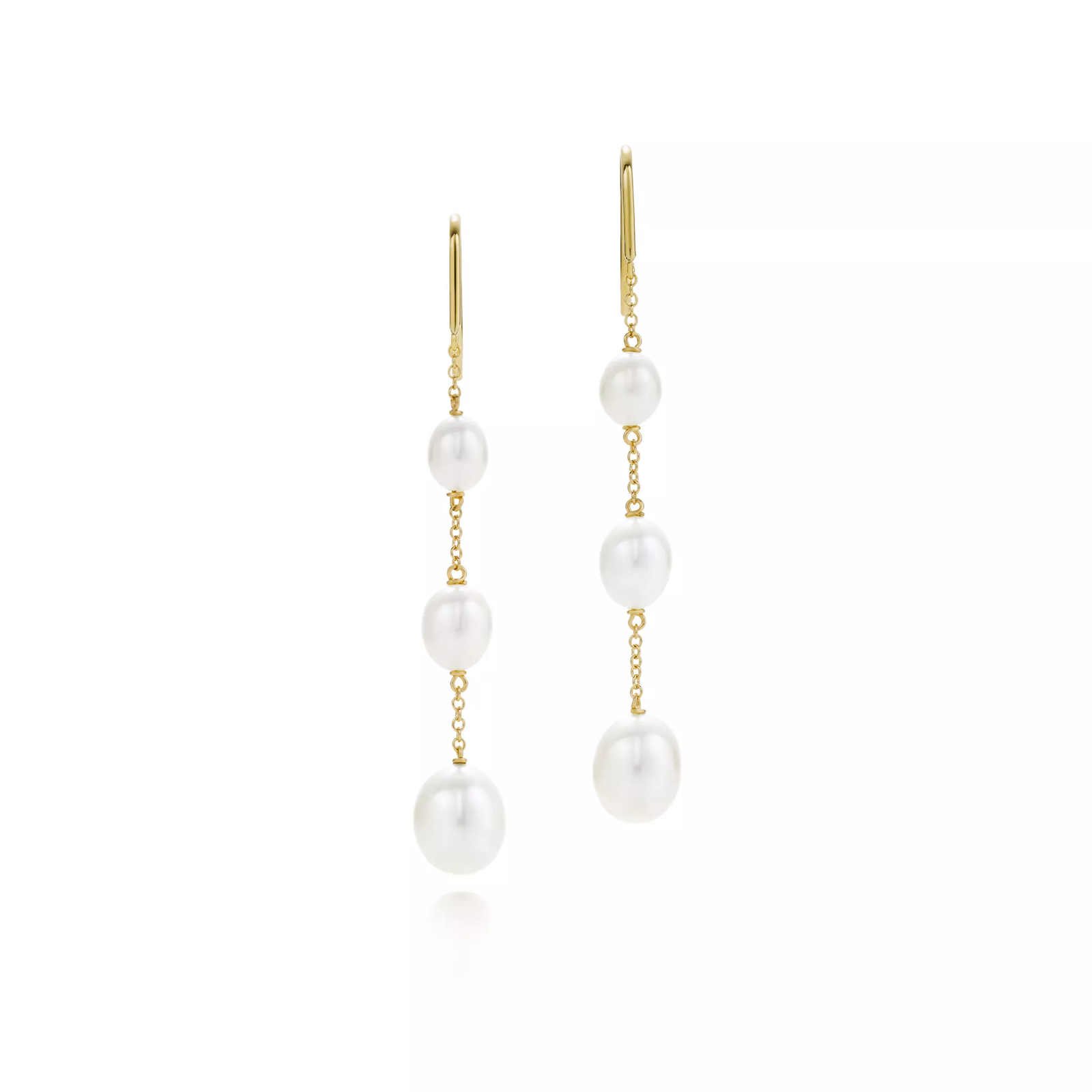 Pearls by the Yard Chain Earrings