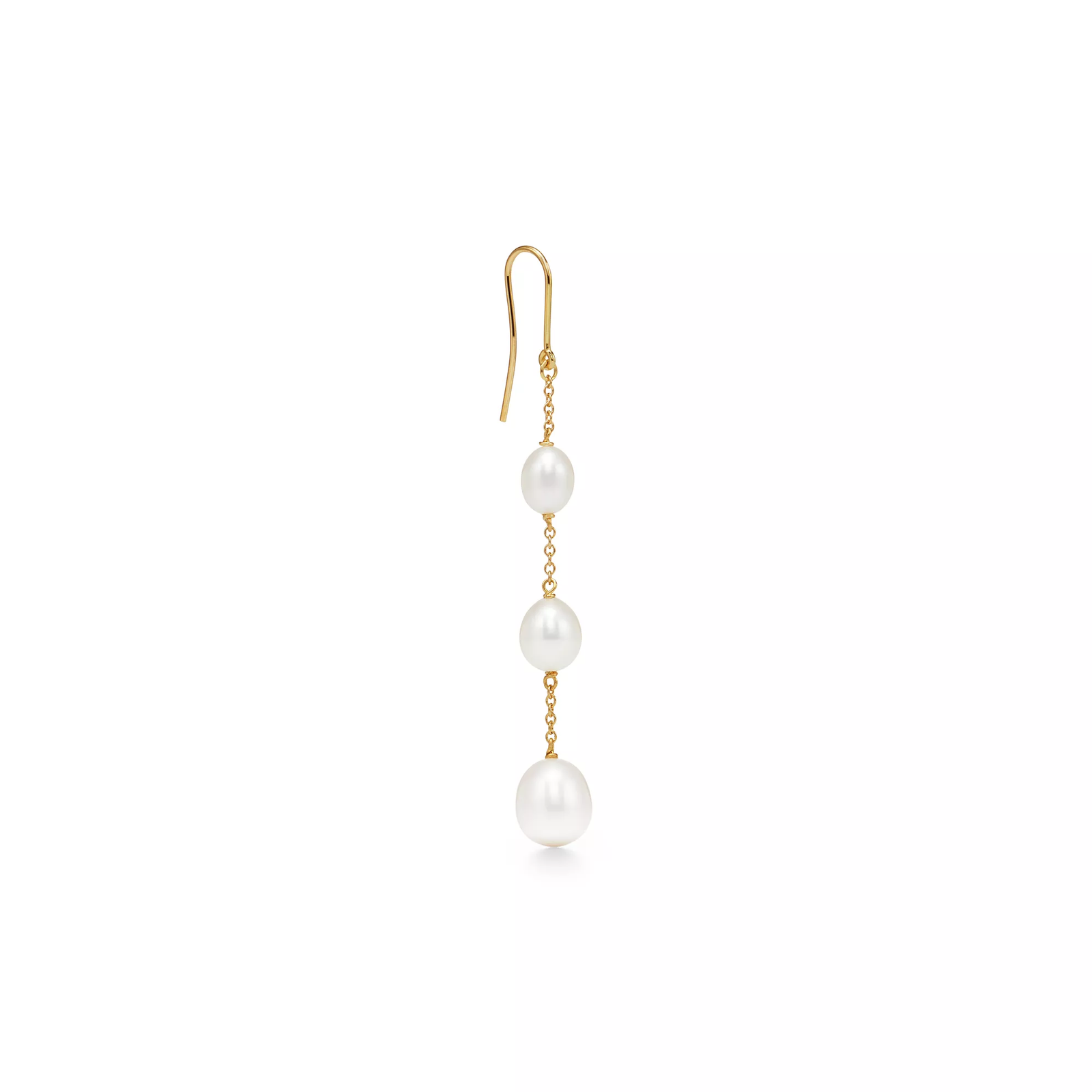 Pearls by the Yard Chain Earrings