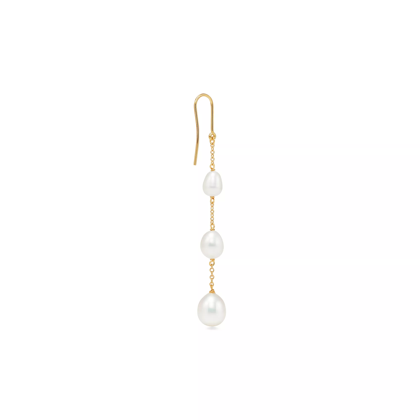 Pearls by the Yard Chain Earrings