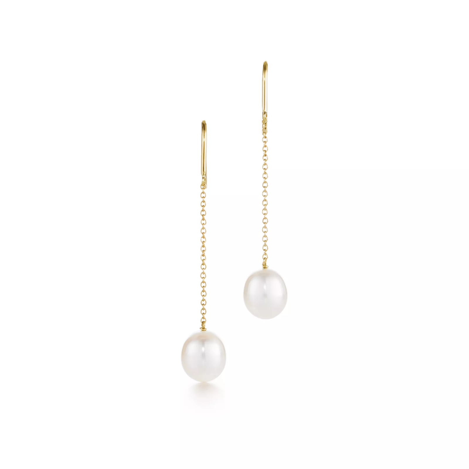 Pearls by the Yard Chain Earrings